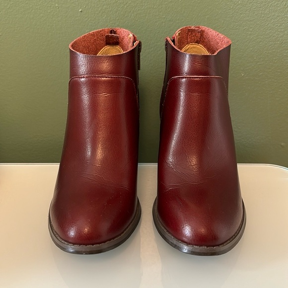 Farylrobin for free people red booties women’s size 7 - Picture 8 of 9